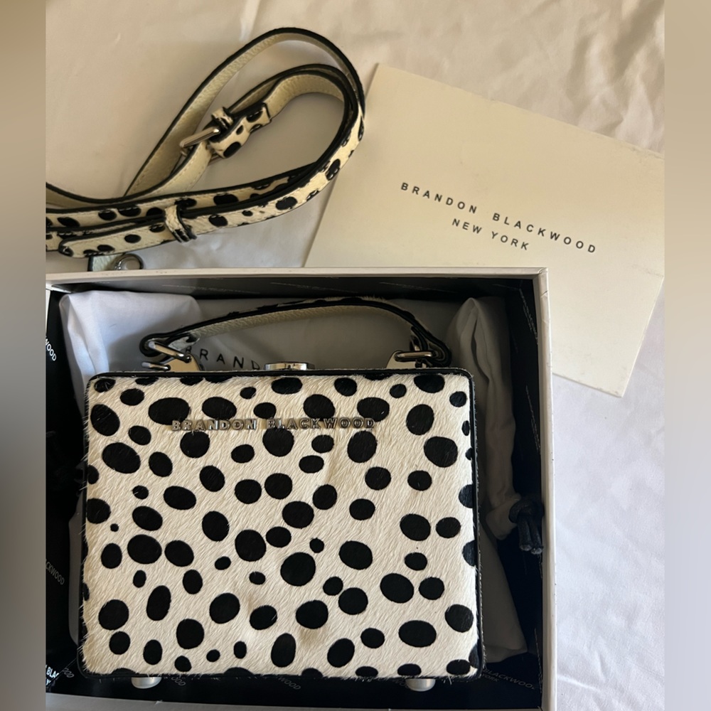 Brandon Blackwood mini polka dot trunk